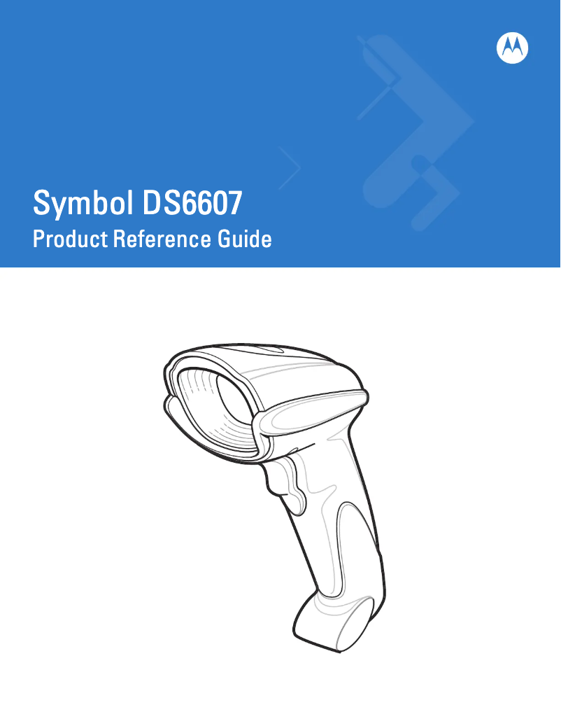 Page 1 de la notice Manuel utilisateur Zebra Symbol DS6607