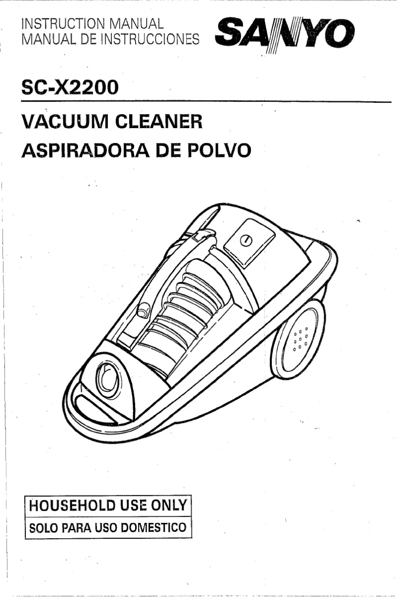 Page n°1 - Manuel utilisateur Sanyo SC-X2200