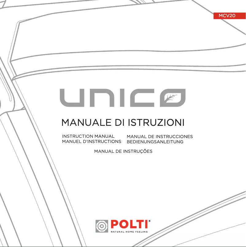 Page n°1 - Manuel utilisateur Polti Unico MCV20 Allergy Multifloor
