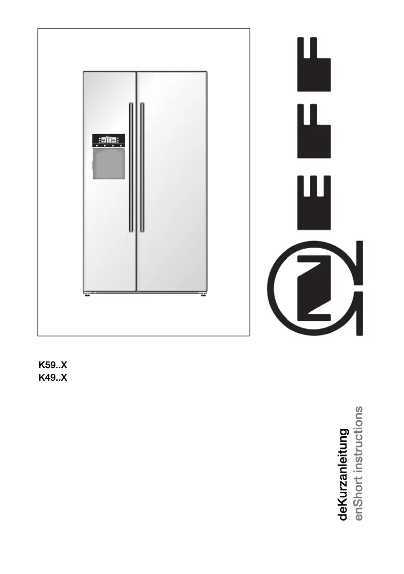 Page n°1 - Manuel utilisateur Neff K5950N0