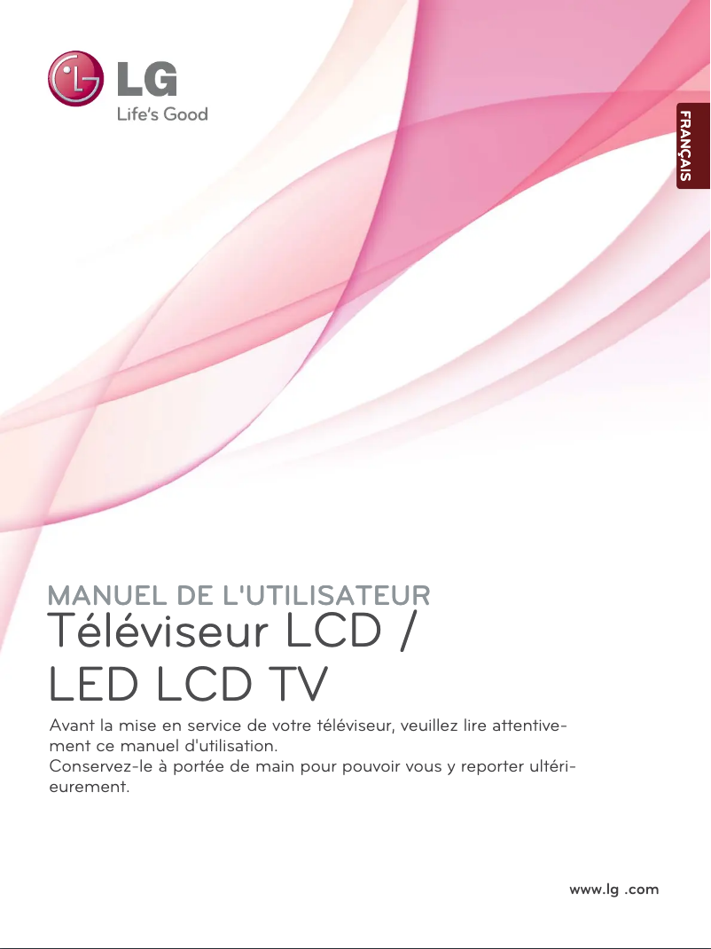 Page 1 de la notice Manuel utilisateur LG 37LD450