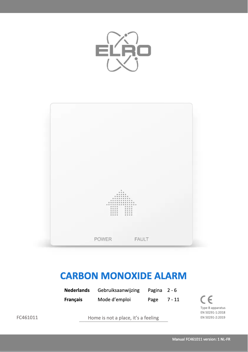 Image de la première page du manuel de l'appareil FC461011