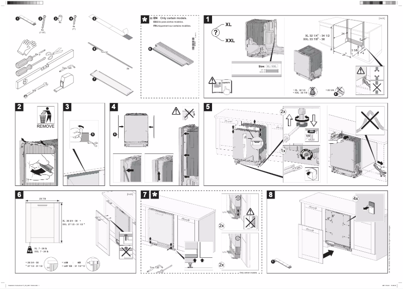 Page 1 de la notice Manuel utilisateur Asko DFI664XXL
