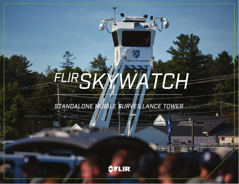 Page 1 de la notice Brochure FLIR SkyWatch