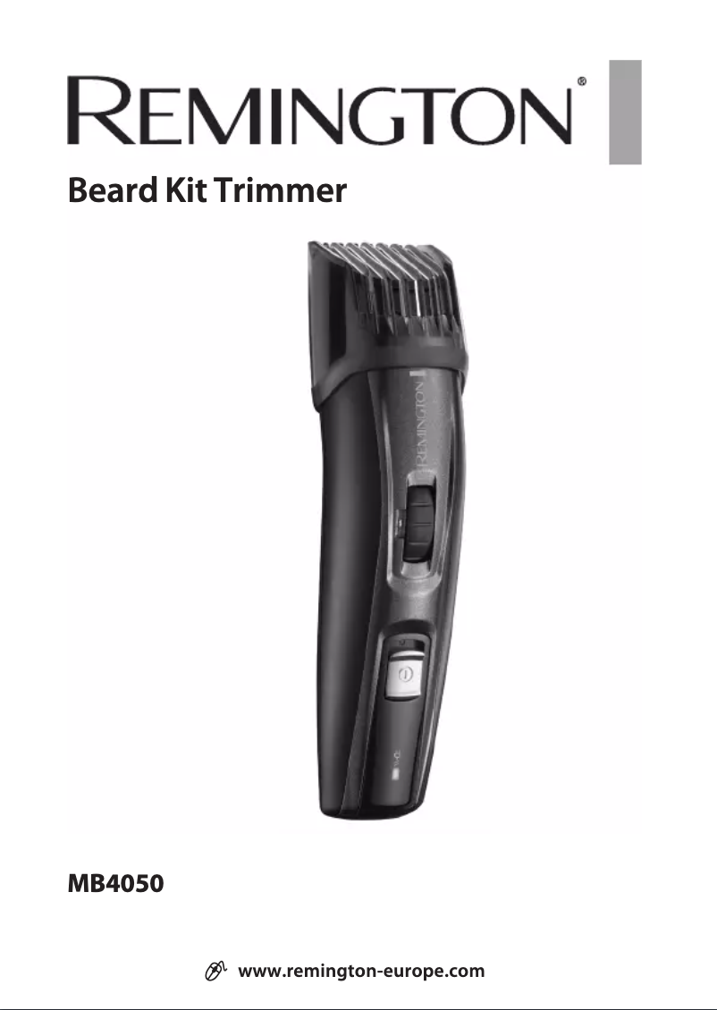 Image de la première page du manuel de l'appareil Crafter Beard Kit MB4050