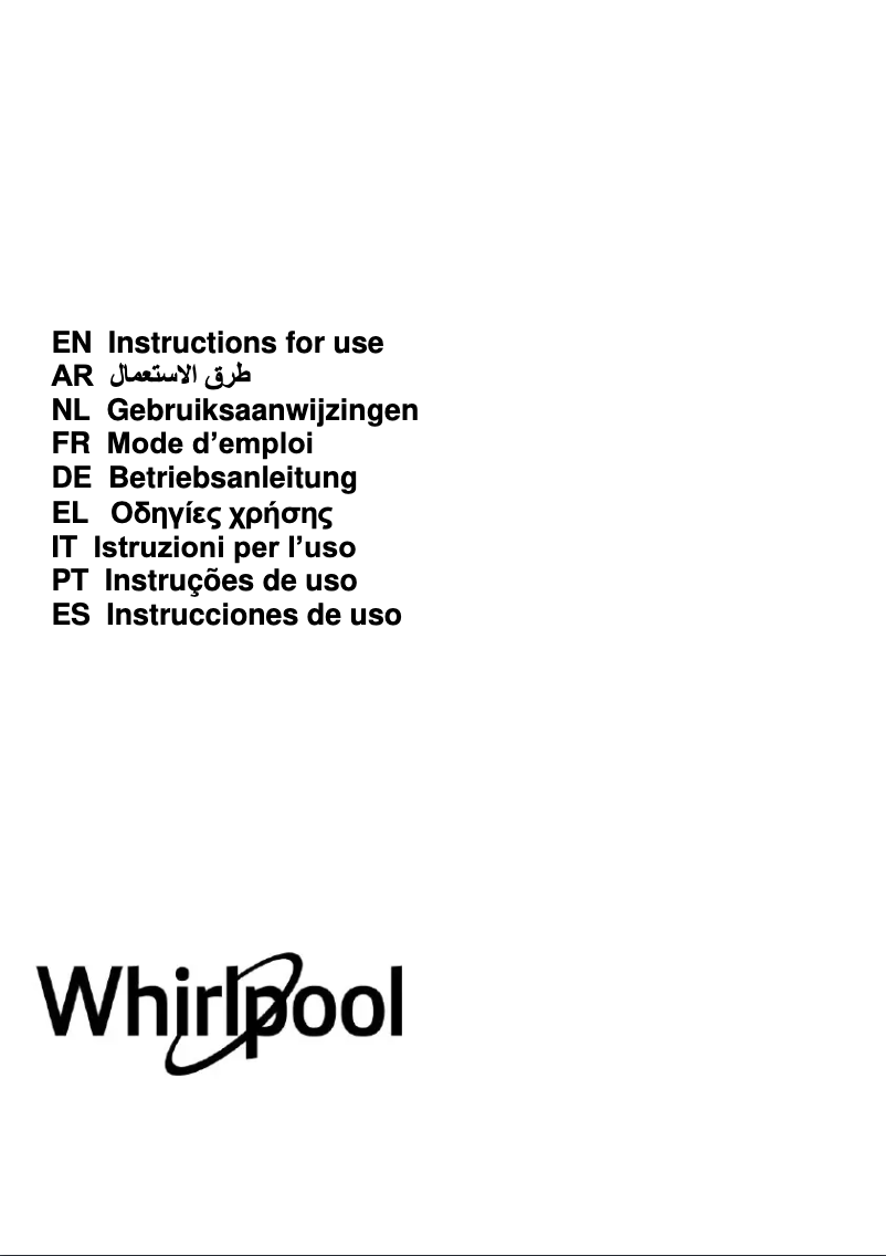 Page 1 de la notice Instructions / montage Whirlpool AKR 945 IX