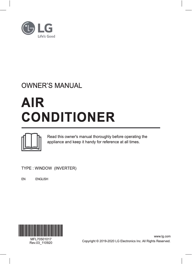 Image de la première page du manuel de l'appareil JW-Q18WUXA1
