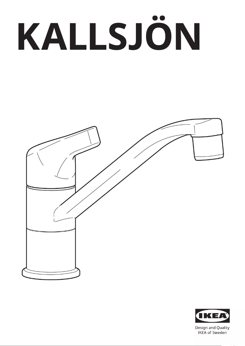 Imagen de la primera página del manual del dispositivo KALLSJÖN