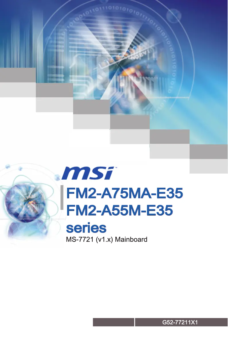 Image de la première page du manuel de l'appareil FM2-A75MA-E35