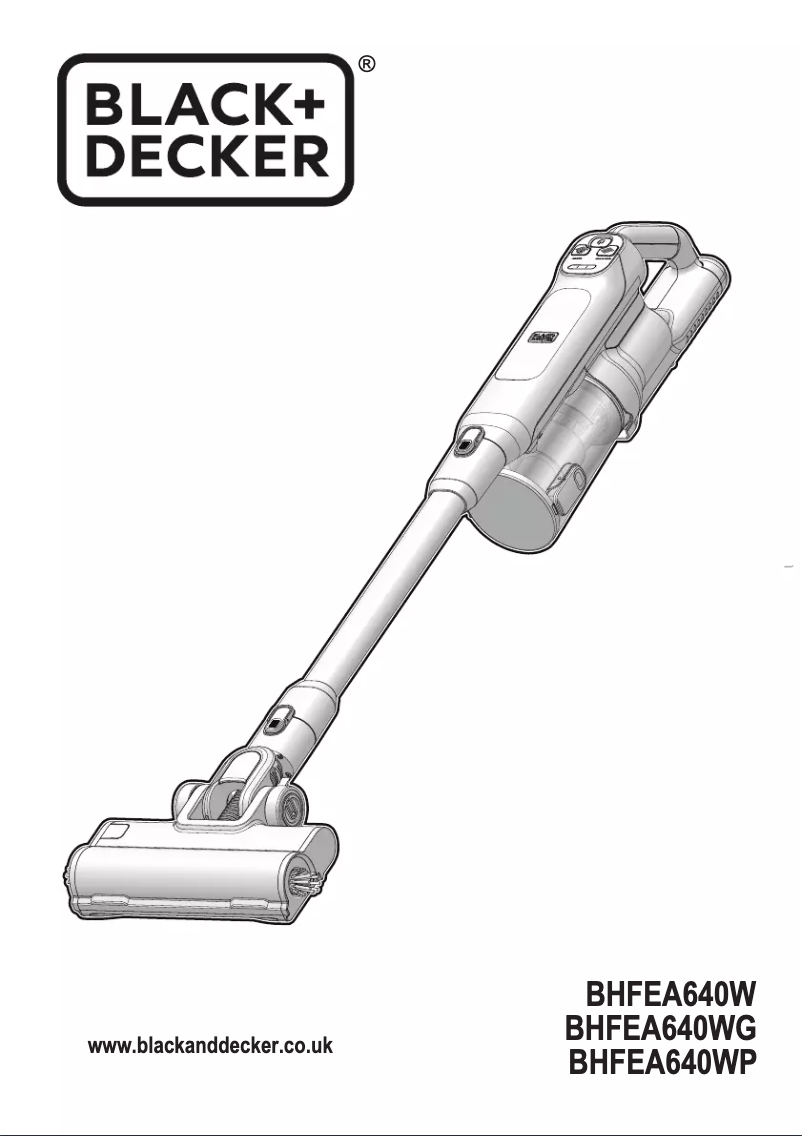 Page n°1 - Manuel utilisateur Black & Decker BHFEA640WP