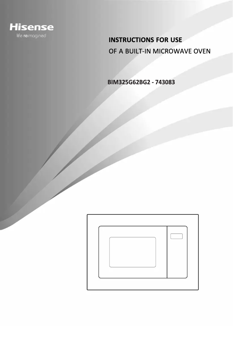 Page n°1 - Manuel utilisateur Hisense BIM325G62BG2