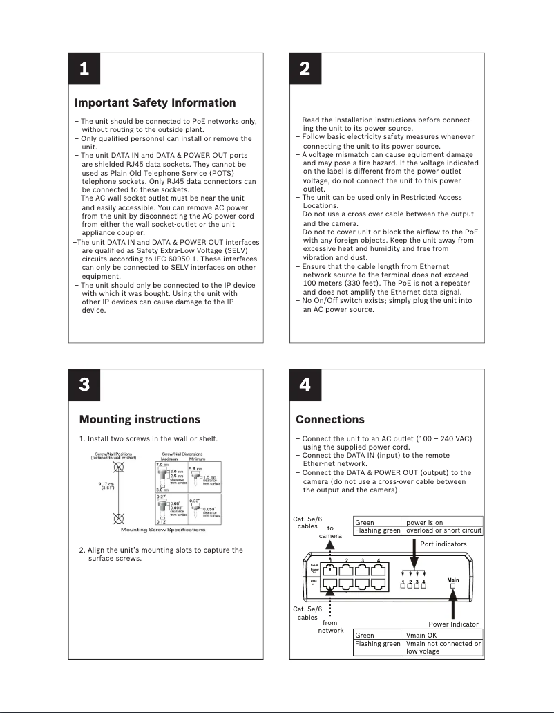 Page n°1 - Manuel utilisateur Bosch F.01U.305.289
