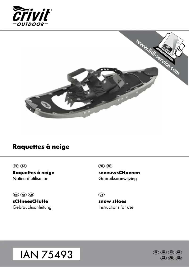 Page n°1 - Manuel utilisateur Crivit IAN 75493