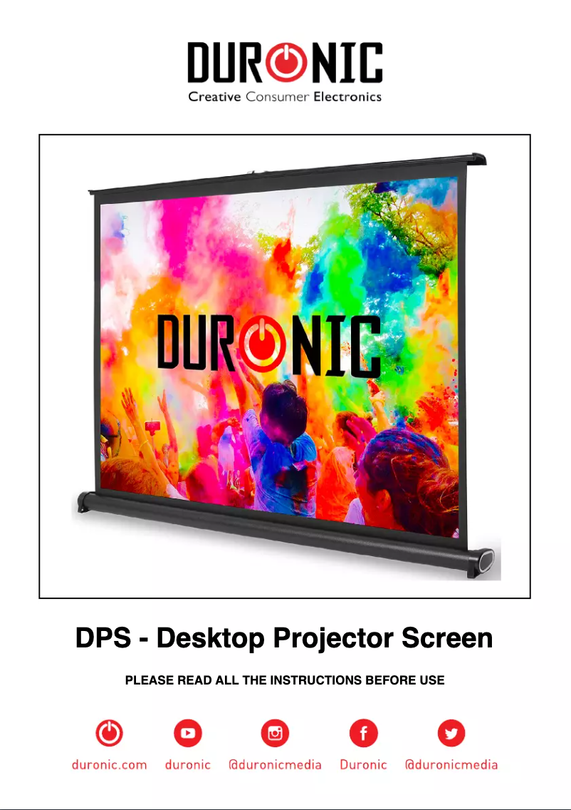 Page 1 de la notice Manuel utilisateur Duronic DPS