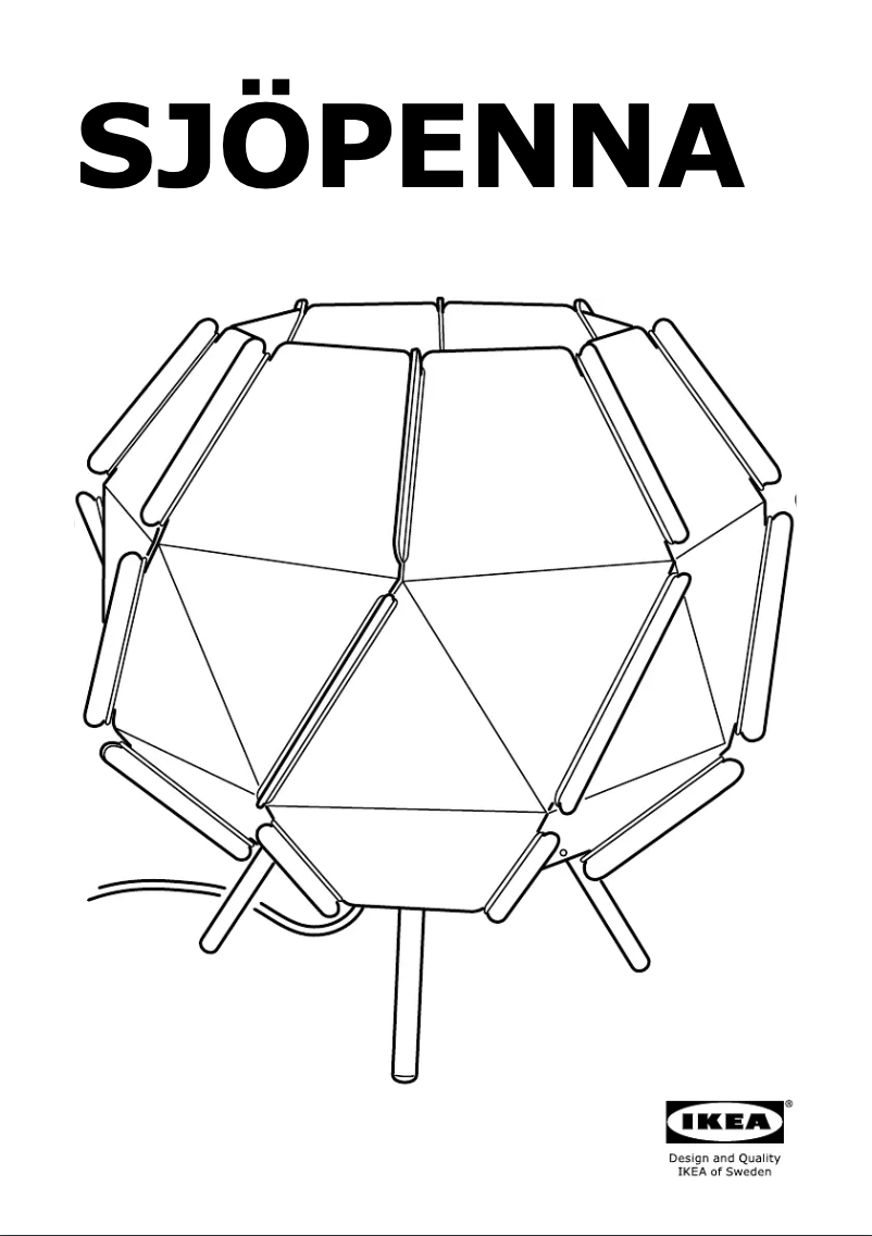 Imagen de la primera página del manual del dispositivo SJOPENNA