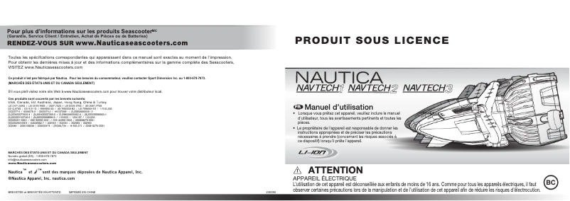 First page image of the manual for Navtech 2