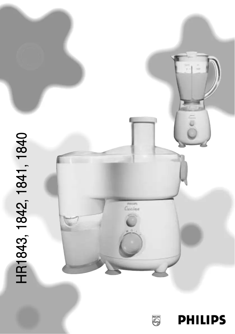 Image de la première page du manuel de l'appareil Viva Collection HR1841