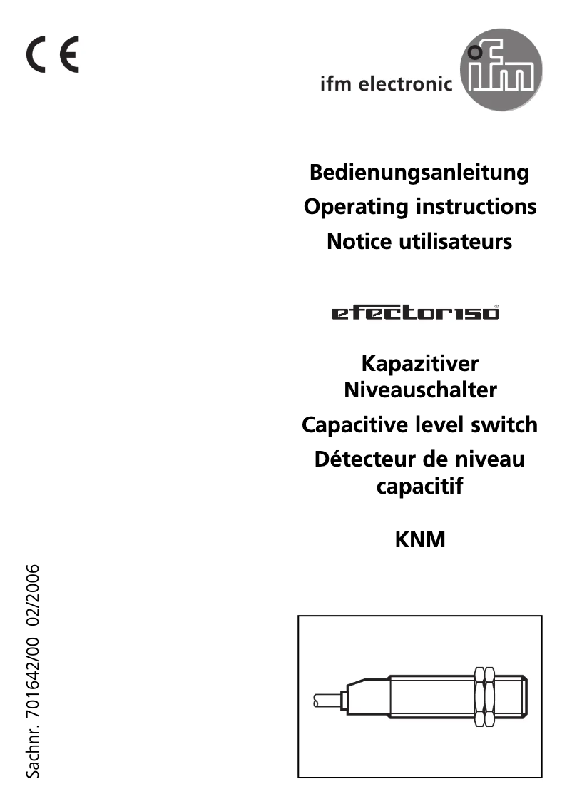 Image de la première page du manuel de l'appareil KN5113