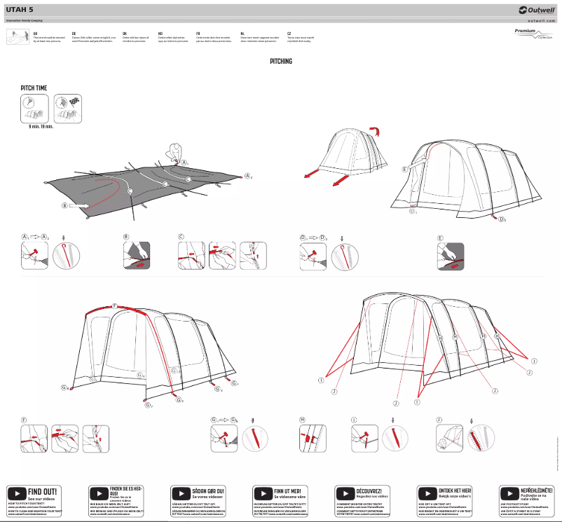 Image de la première page du manuel de l'appareil Utah 5