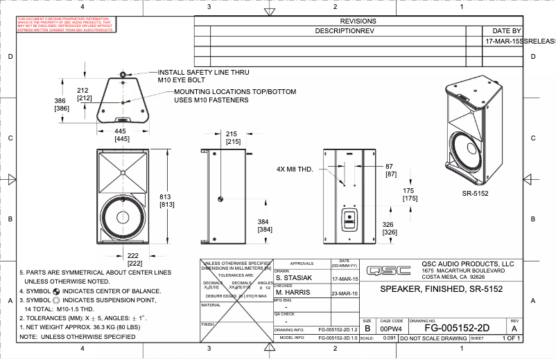 Image de la première page du manuel de l'appareil SR-5152