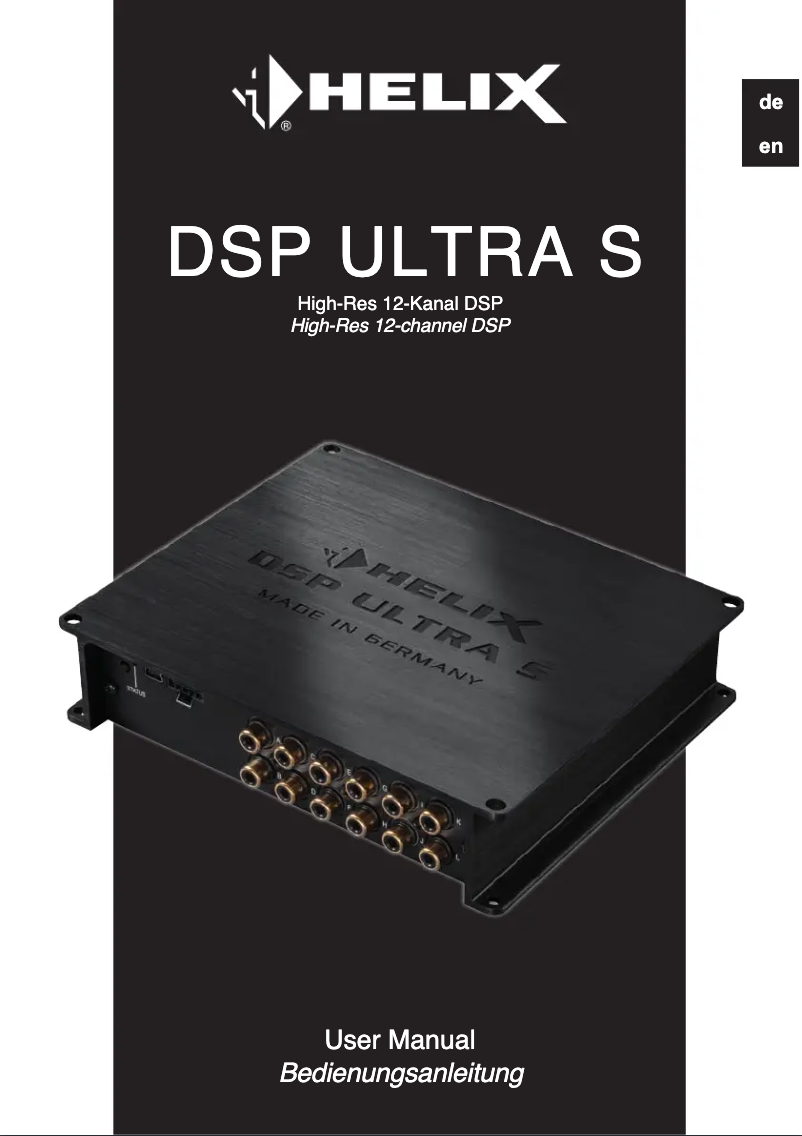 Image de la première page du manuel de l'appareil DSP ULTRA S
