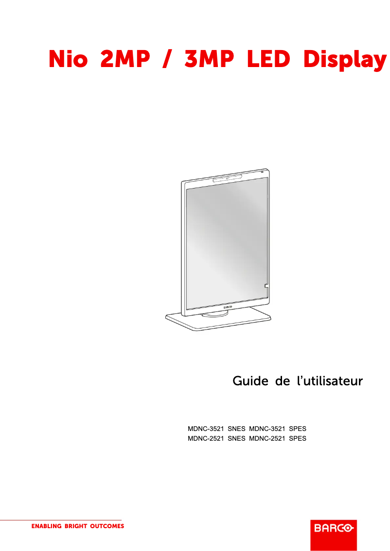 Image de la première page du manuel de l'appareil MDNC-2521
