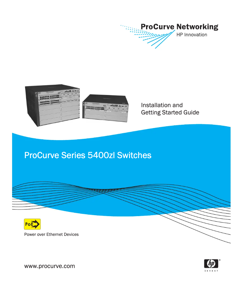 Page 1 de la notice Manuel utilisateur HP ProCurve 5412zl