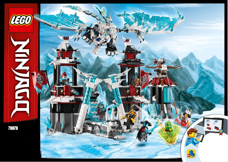 Page 1 de la notice Manuel utilisateur Lego Ninjago 70678