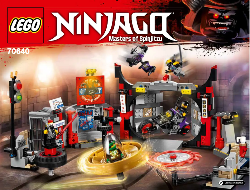 Page 1 de la notice Manuel utilisateur Lego Ninjago 70640