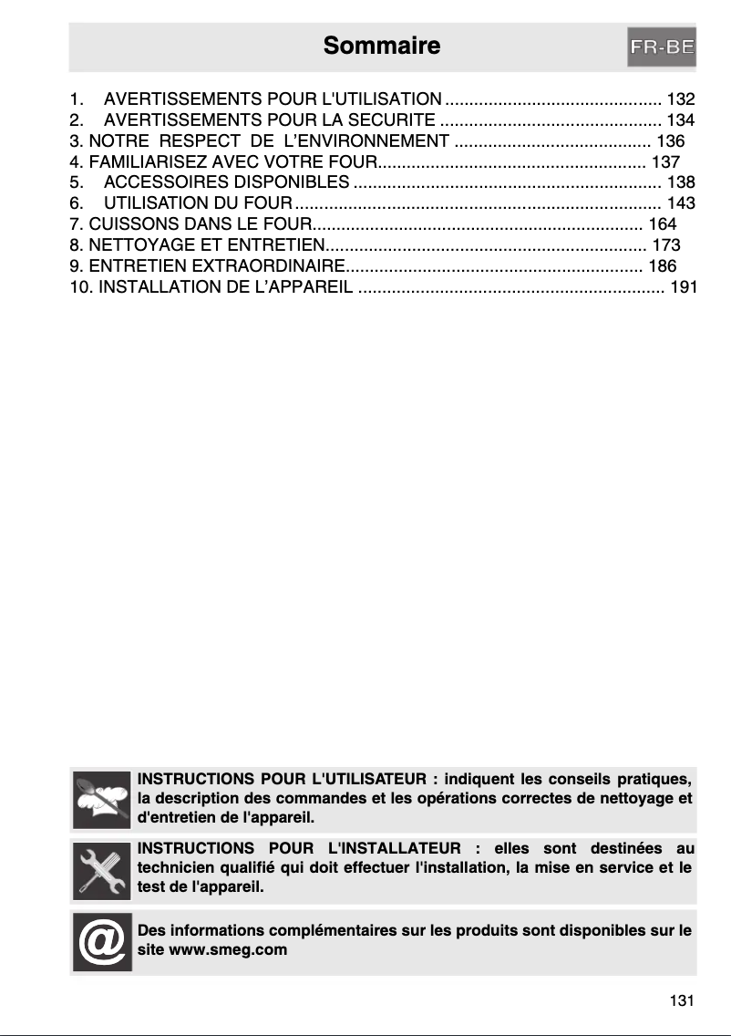 Página 1 del manual Manual de usuario Smeg SC112B-8