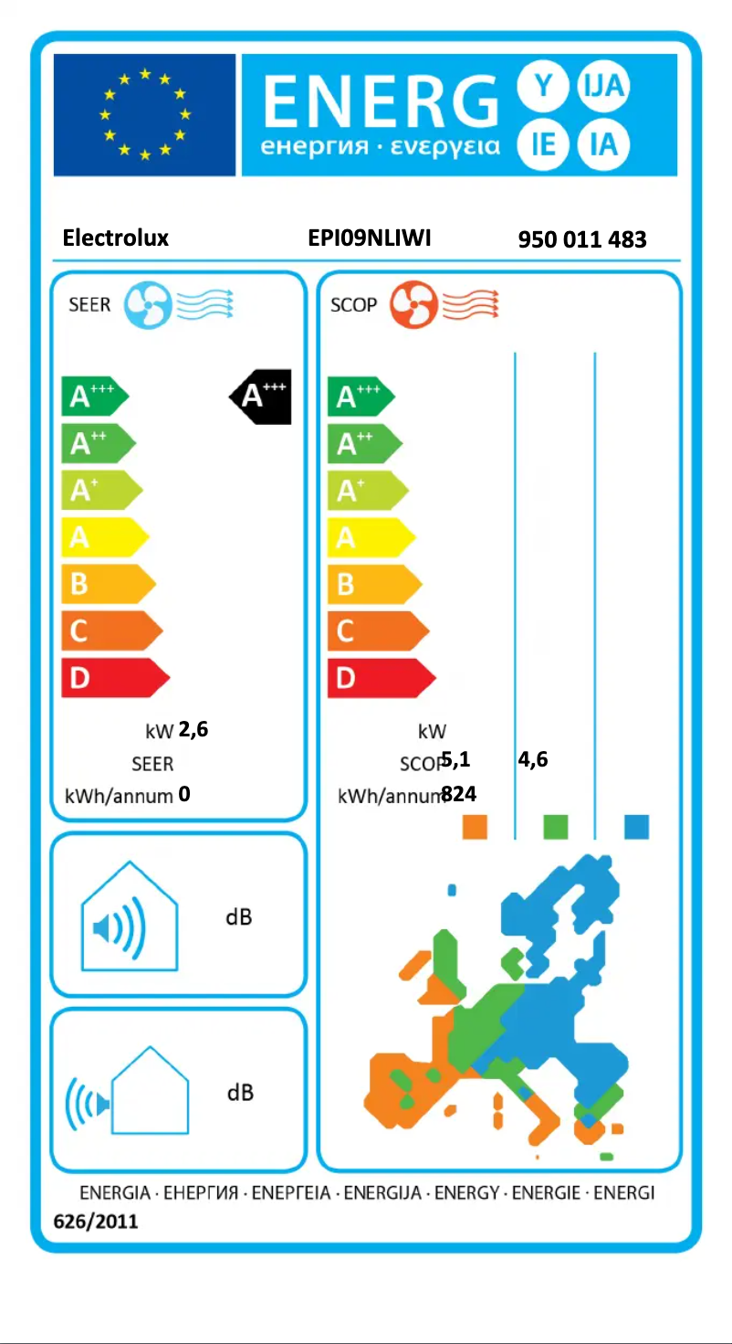 Image de la première page du manuel de l'appareil EPI09NLIWI