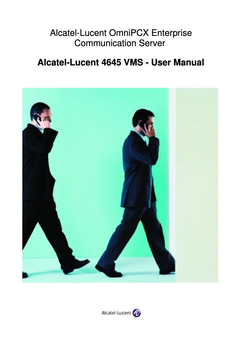Image de la première page du manuel de l'appareil VMS 4645