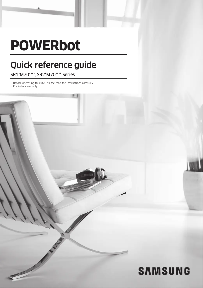 Page n°1 - Manuel utilisateur Samsung POWERbot SR10M703HWG