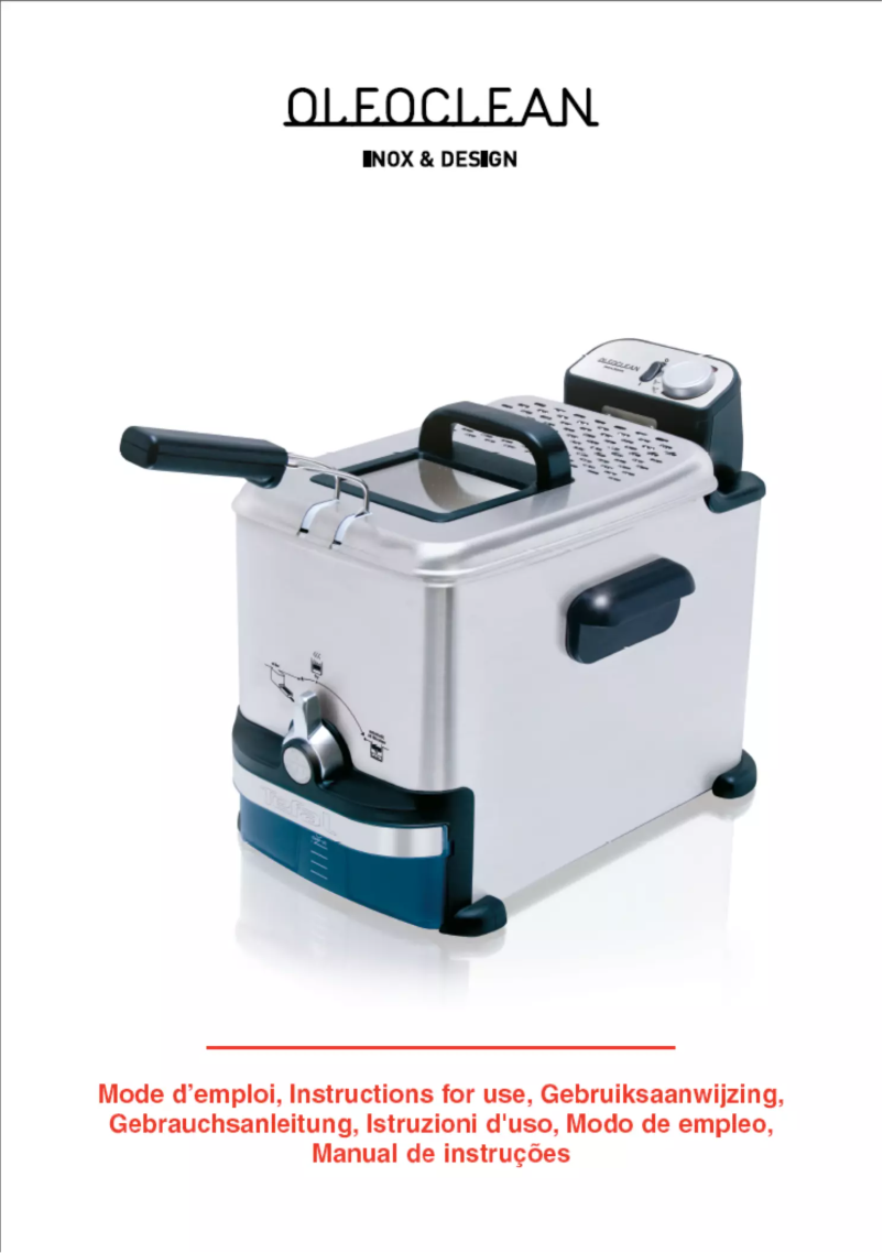 Page 1 de la notice Manuel utilisateur SEB Oleoclean Deluxe
