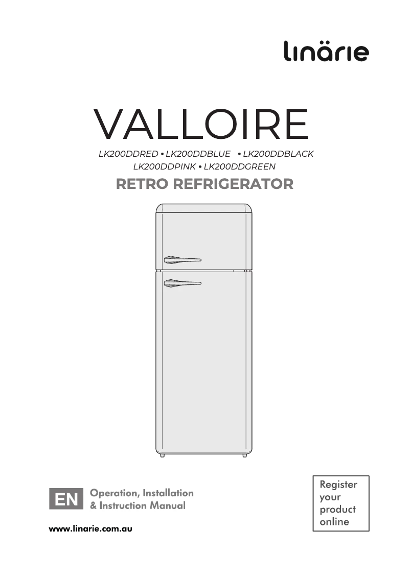 Page n°1 - Manuel utilisateur Linarie Valloire LK200DD