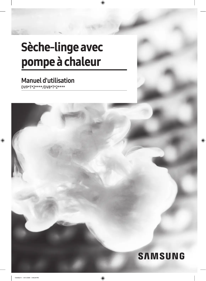 Page n°1 - Manuel utilisateur Samsung DV90T7240BT