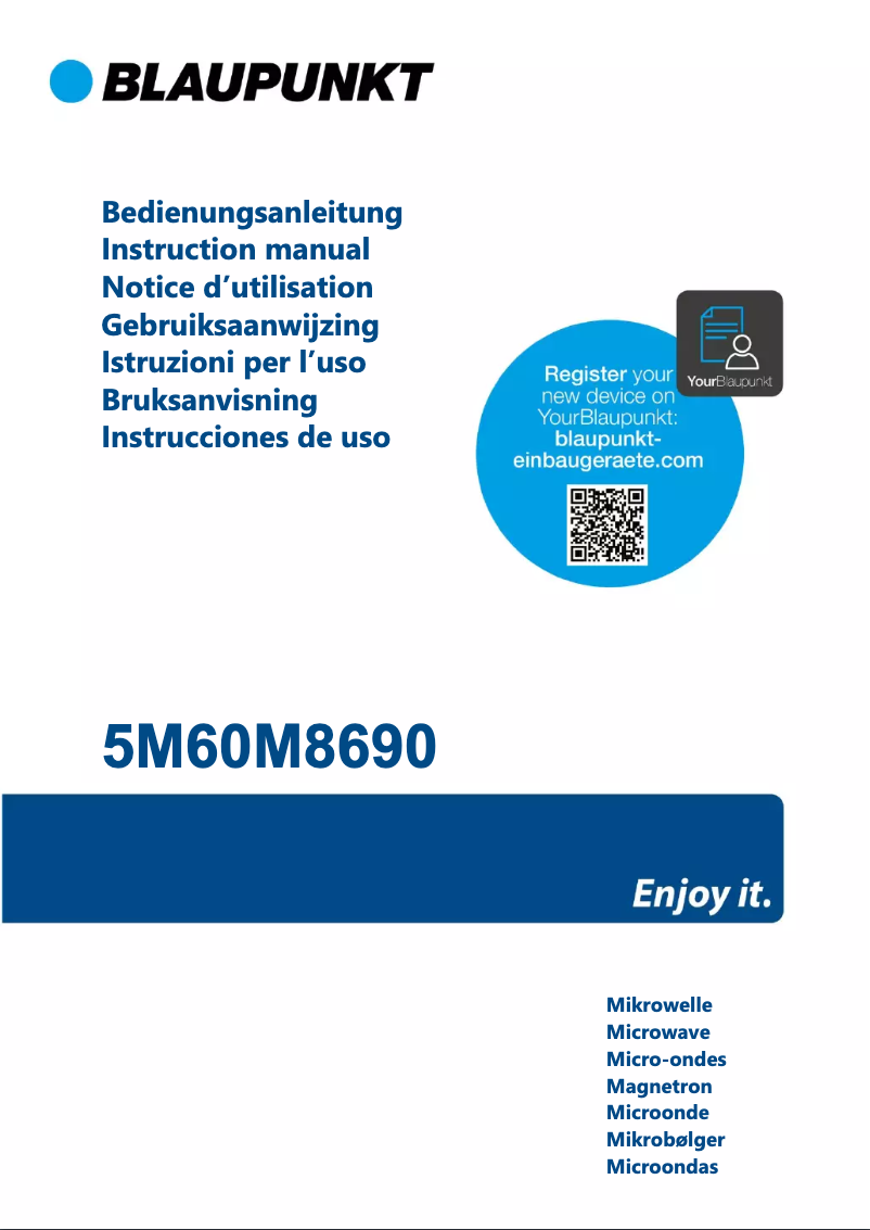 Image de la première page du manuel de l'appareil 5M60M8690