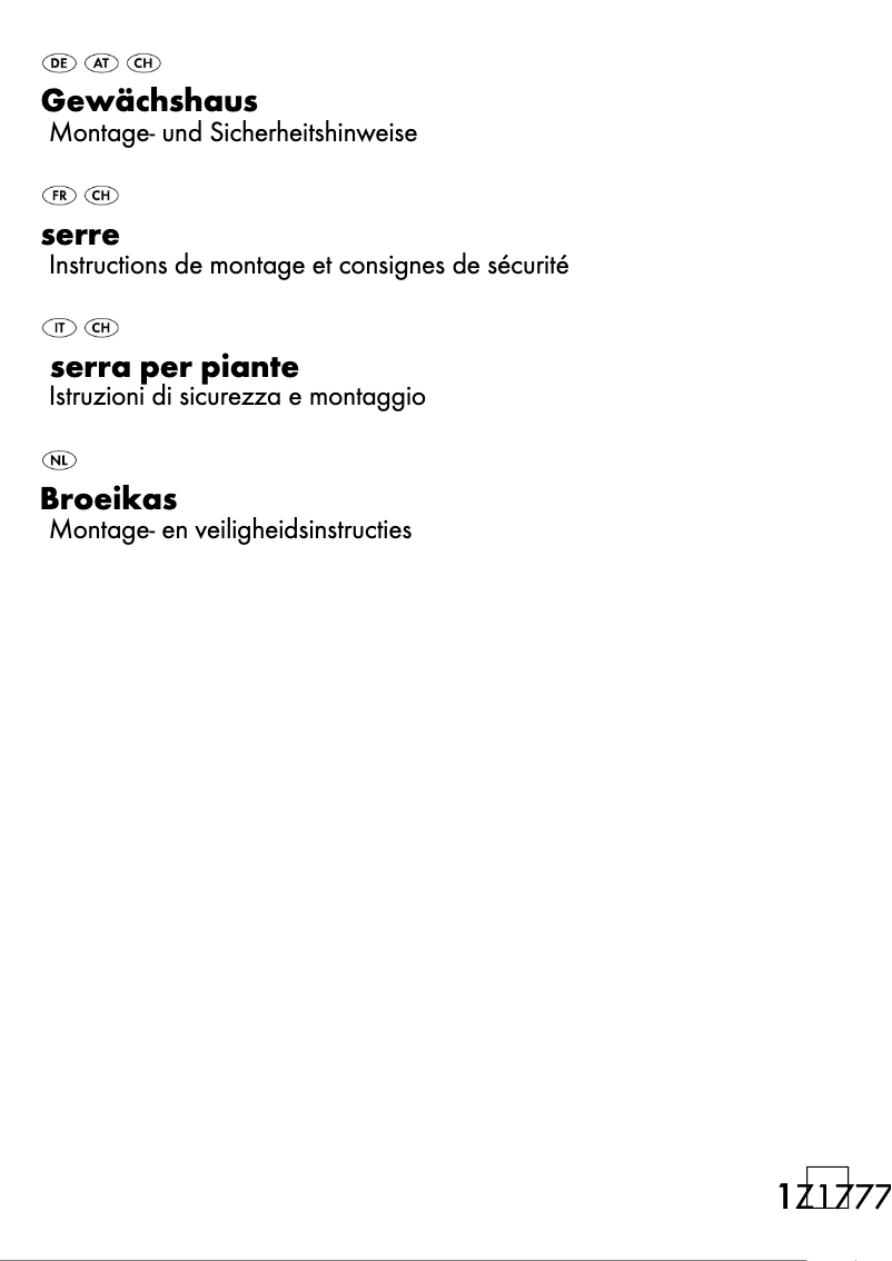 Page 1 de la notice Manuel utilisateur Florabest Z12044