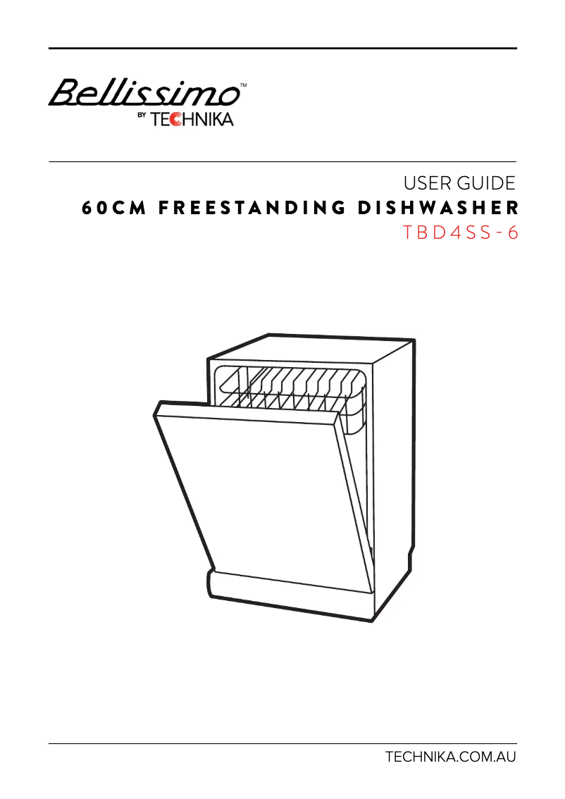 Page 1 de la notice Manuel utilisateur Technika TBD4SS-6
