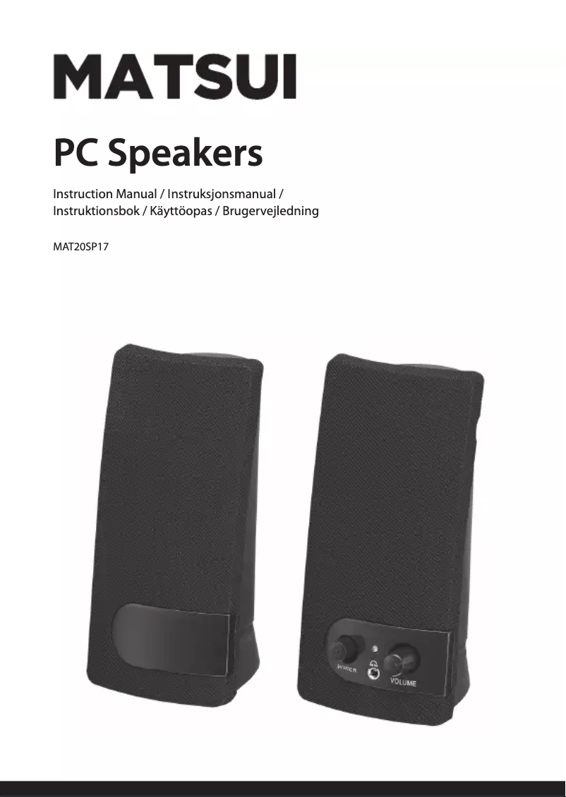 Página 1 del manual Manual de usuario Matsui MAT20SP17