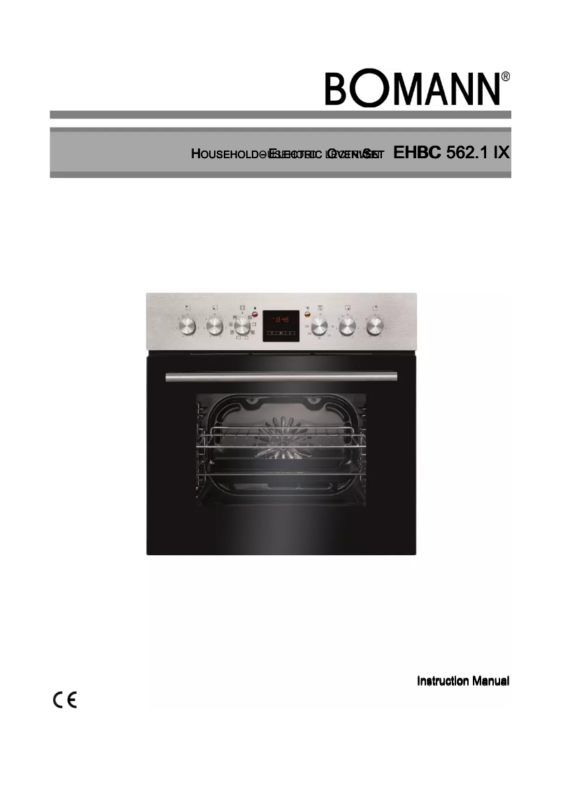 Page n°1 - Manuel utilisateur Bomann EHBC 562 IX