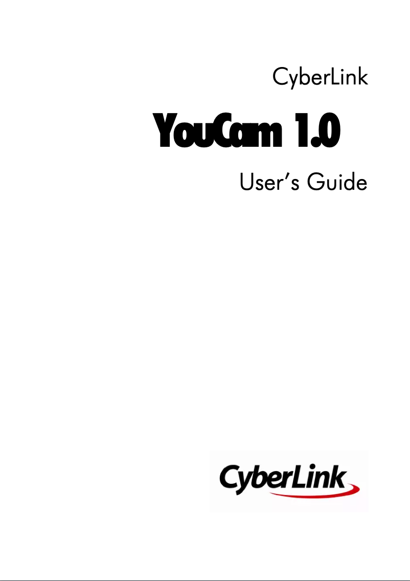 Image de la première page du manuel de l'appareil YouCam