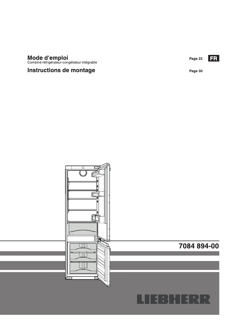 Page n°1 - Manuel utilisateur Liebherr ICc 3414