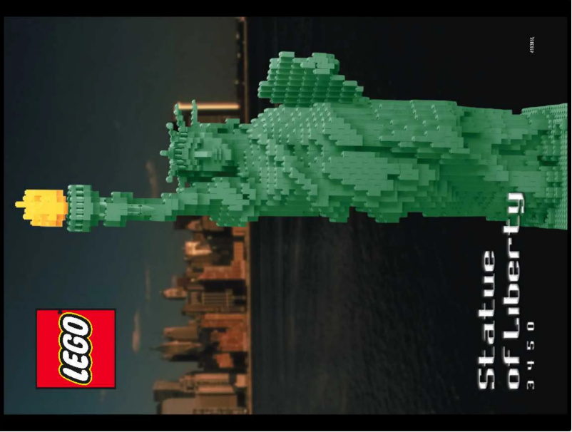 Page 1 of the manual User Manual Lego STATUE OF LIBERTY