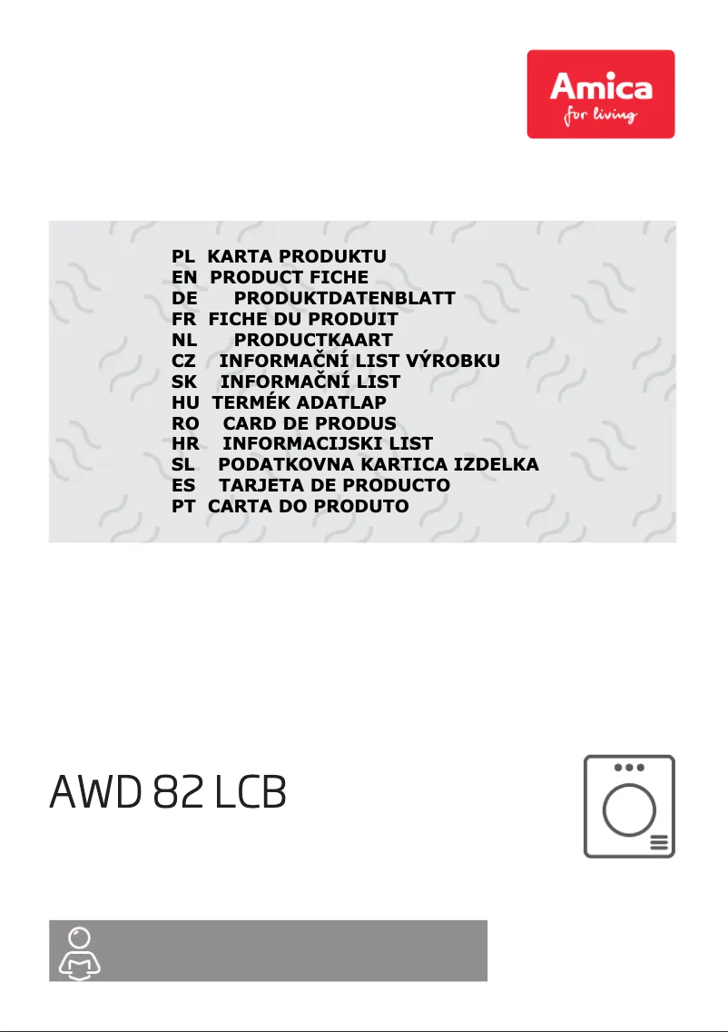 Imagen de la primera página del manual del dispositivo AWD82LCB