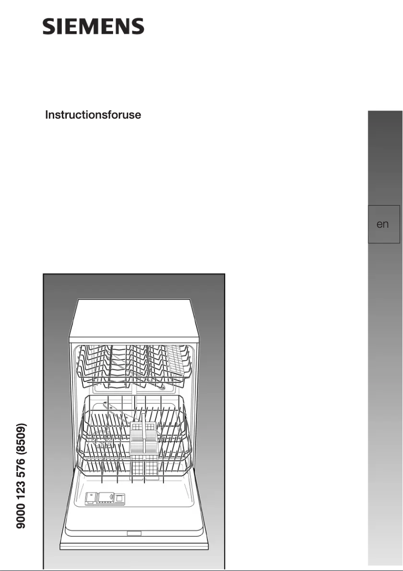 Page n°1 - Manuel utilisateur Siemens SE24E537EU