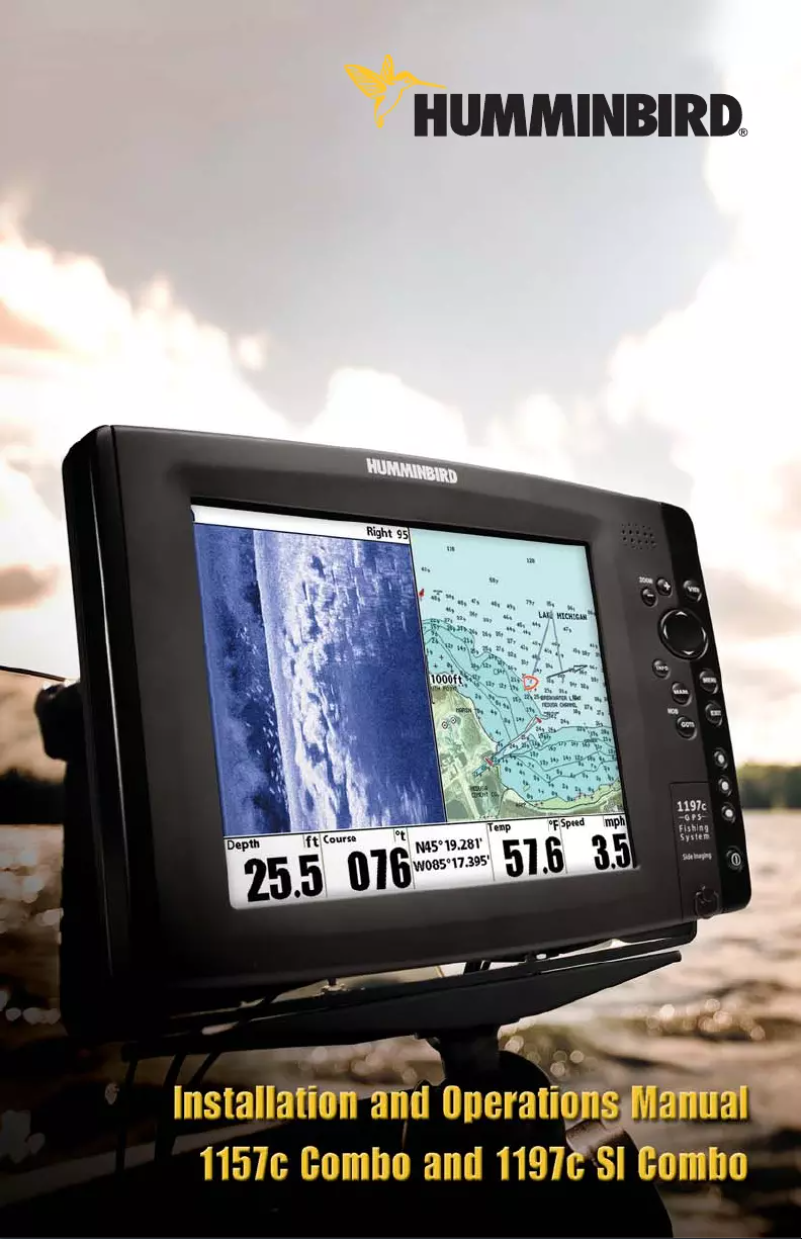 Page n°1 - Manuel utilisateur Humminbird 1157C