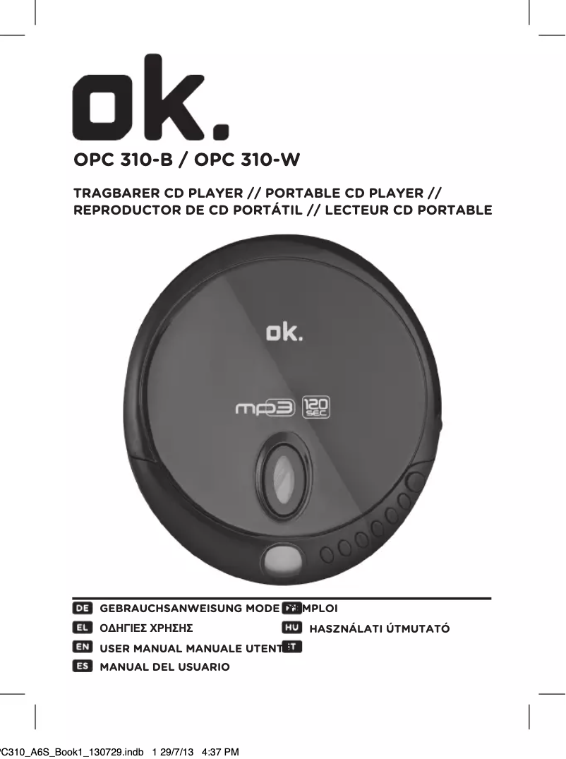 Página 1 del manual Manual de usuario OK OPC 310