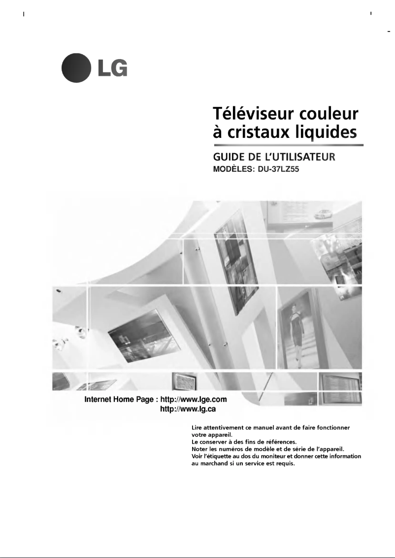 Página 1 del manual Manual de usuario LG DU-37LZ55