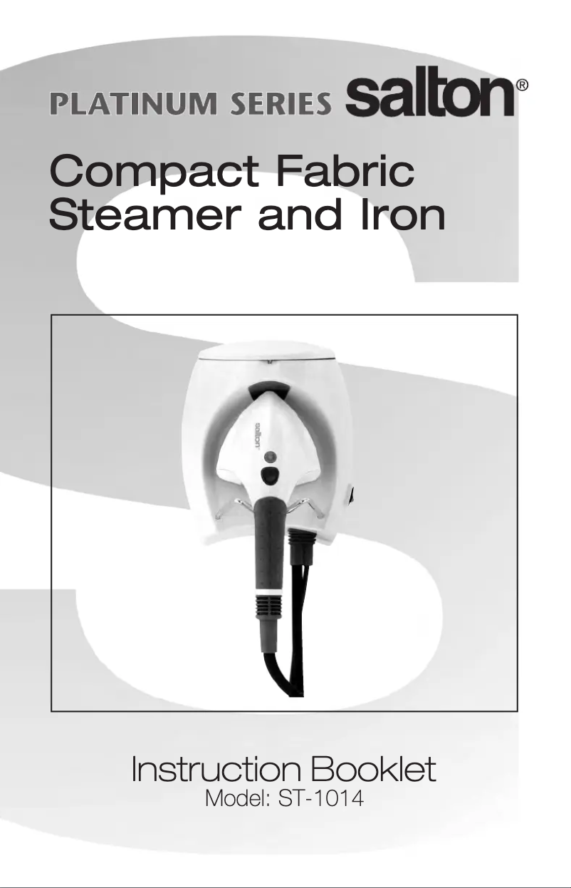 Imagen de la primera página del manual del dispositivo ST-1014